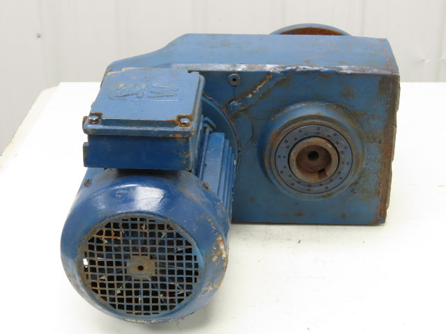 Sew Eurodrive FAF70DT100LS4 Gearmotor 3Hp 220V 3PH 69:1 25 RPM Parallel Shaft