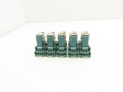Finder 55.34.9.024.0094 24V Relay Base Diode Lot of 5