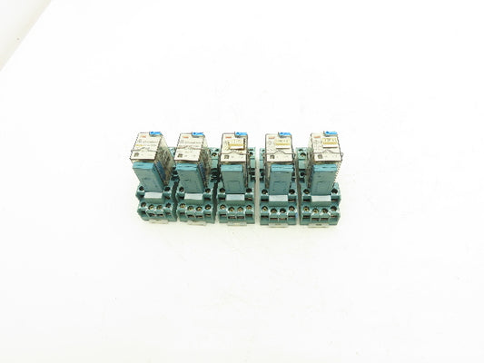 Finder 55.34.9.024.0094 24V Relay Base Diode Lot of 5