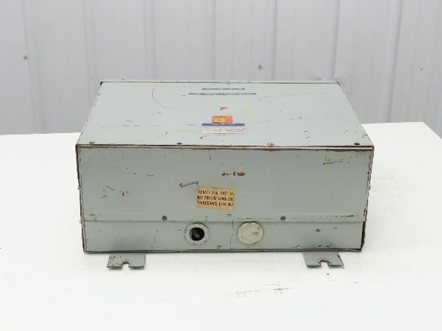 Square D 15T75F Stepdown Power Transformer 15 kVA 3Ph HV 480V LV 240V Delta