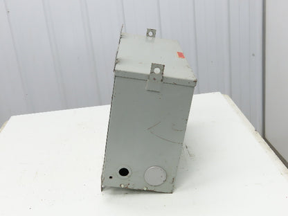 Square D 15T75F Stepdown Power Transformer 15 kVA 3Ph HV 480V LV 240V Delta