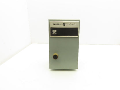 GE CR306A1 Magnetic Motor Starter 600V NEMA 00 Enclosure 3 Pole 9 Amp 120V Coil