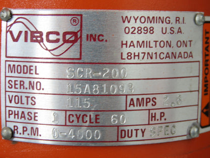 SCR-200 Flat Deck Paper Jogger Shaker Table 18x18" 0-4000 RPM 115V 2500 VPM