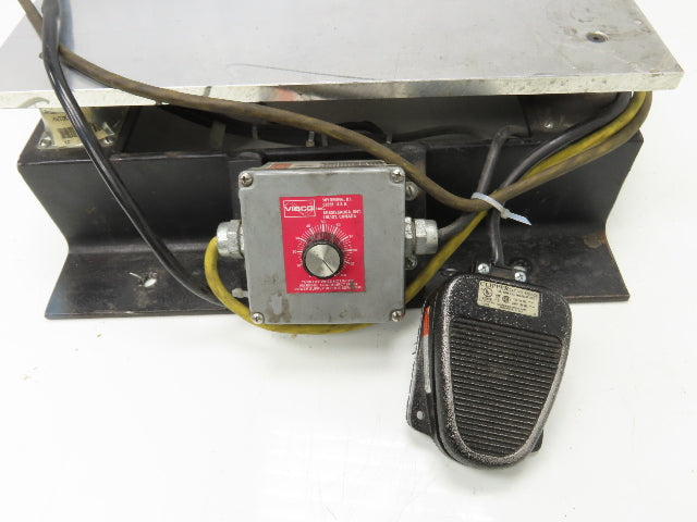 SCR-200 Flat Deck Paper Jogger Shaker Table 18x18" 0-4000 RPM 115V 2500 VPM