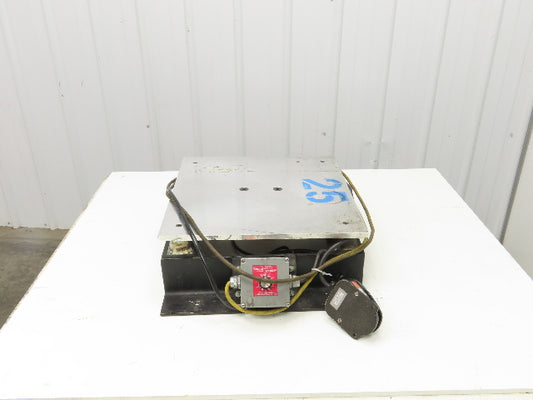 SCR-200 Flat Deck Paper Jogger Shaker Table 18x18" 0-4000 RPM 115V 2500 VPM