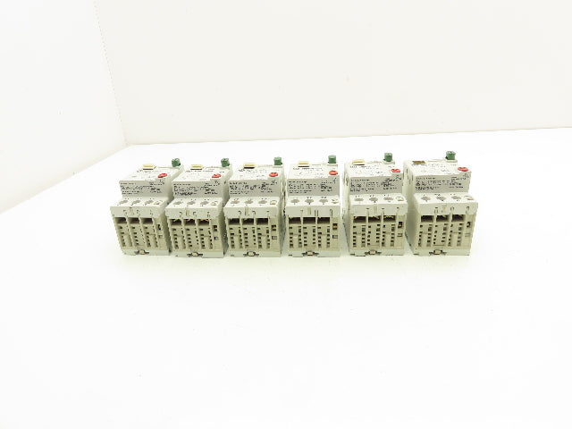 Allen Bradley 140-MN-0160 Manual Motor Starter Breaker 1.6A Variable Lot of 6