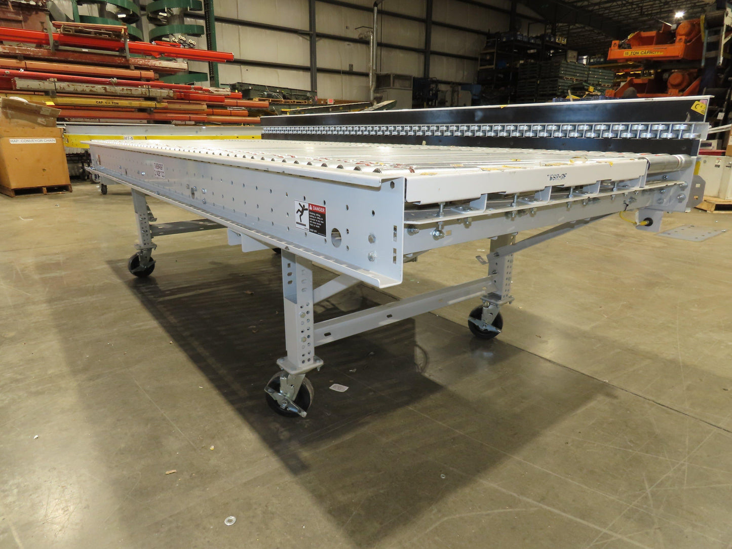 ConveyX 52"x 10' MDR Motorized Roller Conveyor 48"BF 115V Skew Bed Rollers