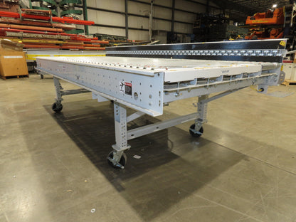 ConveyX 52"x 10' MDR Motorized Roller Conveyor 48"BF 115V Skew Bed Rollers