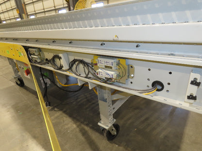 ConveyX 52"x 10' MDR Motorized Roller Conveyor 48"BF 115V Skew Bed Rollers
