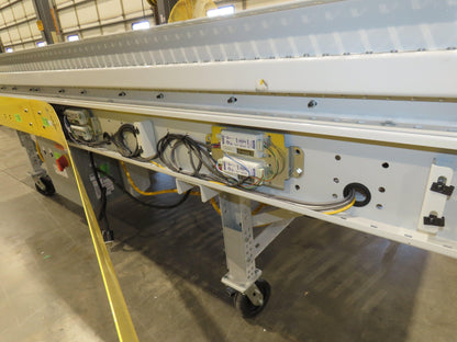 ConveyX 52"x 10' MDR Motorized Roller Conveyor 48"BF 115V Skew Bed Rollers
