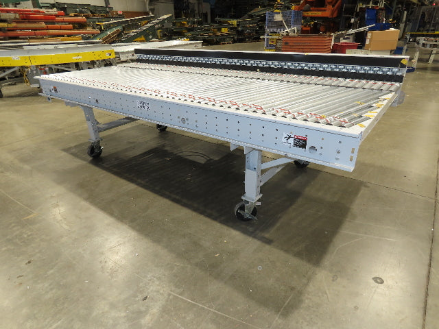 ConveyX 52"x 10' MDR Motorized Roller Conveyor 48"BF 115V Skew Bed Rollers