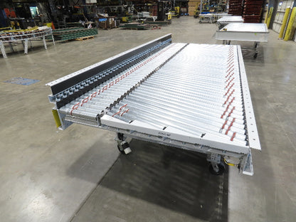 ConveyX 52"x 10' MDR Motorized Roller Conveyor 48"BF 115V Skew Bed Rollers