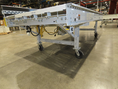 ConveyX 52"x 10' MDR Motorized Roller Conveyor 48"BF 115V Skew Bed Rollers