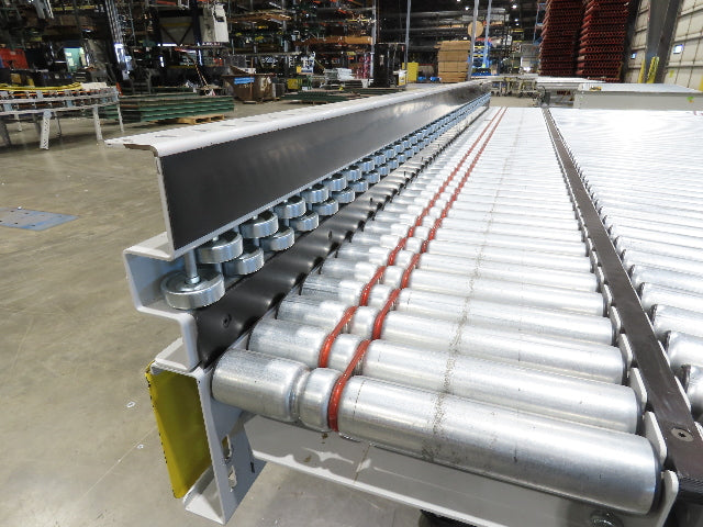 ConveyX 52"x 10' MDR Motorized Roller Conveyor 48"BF 115V Skew Bed Rollers