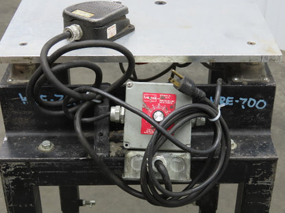 SCR-200 Flat Deck Paper Jogger Shaker Table 18x18" 0-4000 RPM 115V 2500 VPM
