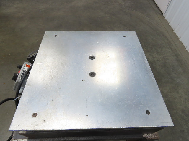 SCR-200 Flat Deck Paper Jogger Shaker Table 18x18" 0-4000 RPM 115V 2500 VPM