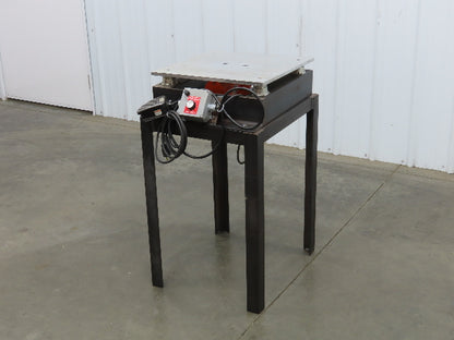 SCR-200 Flat Deck Paper Jogger Shaker Table 18x18" 0-4000 RPM 115V 2500 VPM