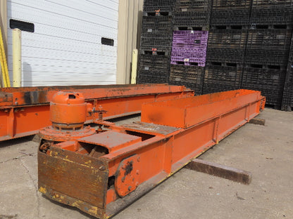 Cleveland Tramrail Motorized Gantry Crane End Truck Drive Floor Track 1.5Hp 480V