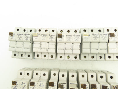 Gould Weber 10x38 Fuse Holder 1PH 2PH 3PH Mixed 600V 30A Lot of 17