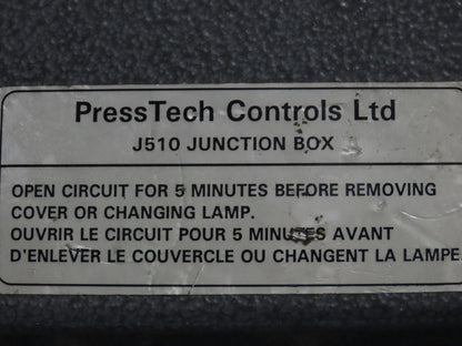 Press Tech 7606-9410 J510 Printing Press Photo Eye Alignment Junction Box