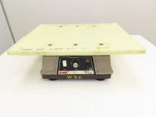 FMC Syntron J-50 Flat Deck Paper Jogger Table 17x22" Plastic Tray Variable Speed