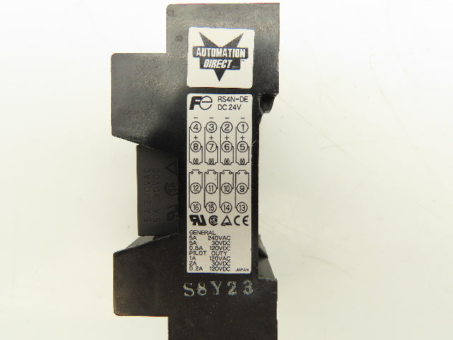 Automation Direct RS4N-DE Card Relay 24V 5A NO Lot of 4