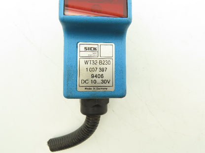 Sick WT32-B230 Photoelectric Proximity Switch 10-30VDC 100-2000 MM Range