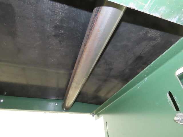 30"x 48" Slider Bed Conveyor on Casters 28" Belt 460V Direct Drive 15 FPM