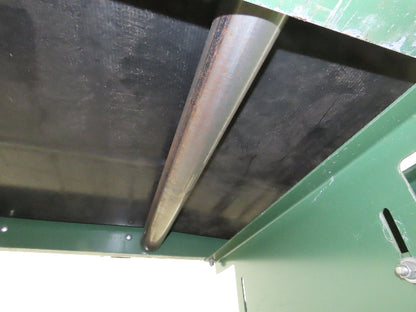 30"x 48" Slider Bed Conveyor on Casters 28" Belt 460V Direct Drive 15 FPM