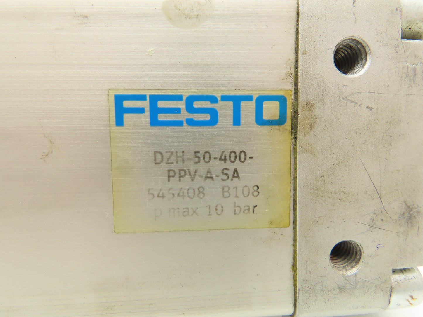 Festo DZH-50-400-PPV-A-SA Flat Pneumatic Air Cylinder 50mm Bore 400mm Stroke