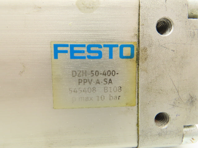 Festo DZH-50-400-PPV-A-SA Flat Pneumatic Air Cylinder 50mm Bore 400mm Stroke