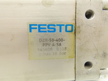 Festo DZH-50-400-PPV-A-SA Flat Pneumatic Air Cylinder 50mm Bore 400mm Stroke