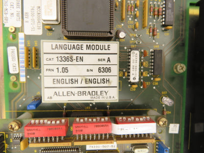 Allen Bradley 1336S-B007-AN-EN Variable Frequency AC Drive 7.5Hp 480V 3PH VFD