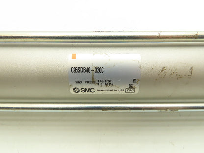 SMC C96SDB40-320C Pneumatic Cylinder Double Acting 40mm Bore 320mm Stroke