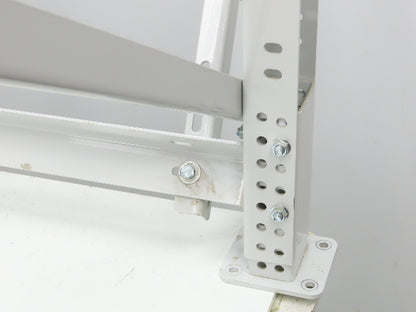 ConveyX Roller Conveyor Leg Support 39.5"W 16-20"H (Fits 42" Frame) Lot of 2