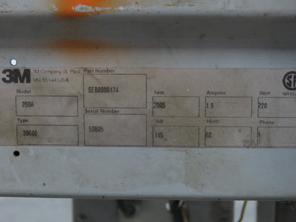 3M-Matic 200A Carton Sealer Adjustable Case Sealing System 115V Top Bottom Taper