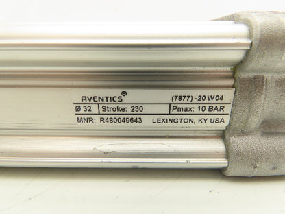 Aventics R480049643 Pneumatic Air Cylinder 32mm Bore 230mm Stroke Lot of 3