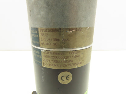 Neckar-Motoren DF882Z00000207 Gear Motor 3Nm Max 50Hz 230VAC 100W