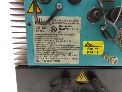 Eltex DAG75 High Voltage Generator Power Supply 115V Input DC Out *For Repair*