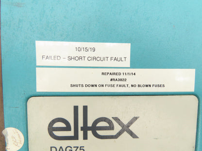 Eltex DAG75 High Voltage Generator Power Supply 115V Input DC Out *For Repair*
