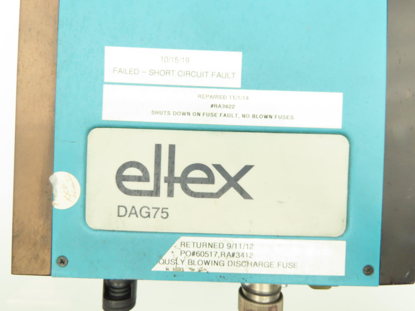 Eltex DAG75 High Voltage Generator Power Supply 115V Input DC Out *For Repair*