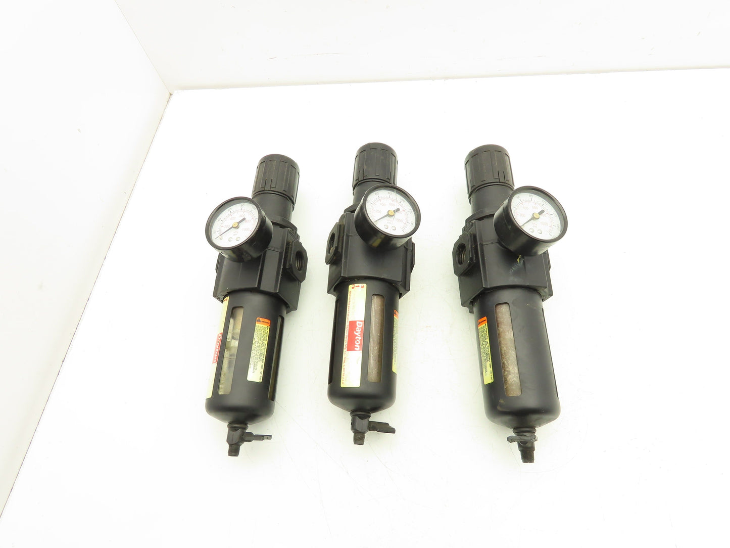 Dayton 4ZK97 Speedaire Filter Regulator 150PSI 1/2"NPT Lot Of 3