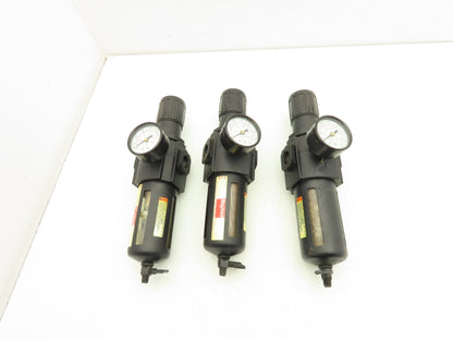 Dayton 4ZK97 Speedaire Filter Regulator 150PSI 1/2"NPT Lot Of 3