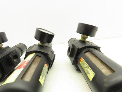 Dayton 4ZK97 Speedaire Filter Regulator 150PSI 1/2"NPT Lot Of 3