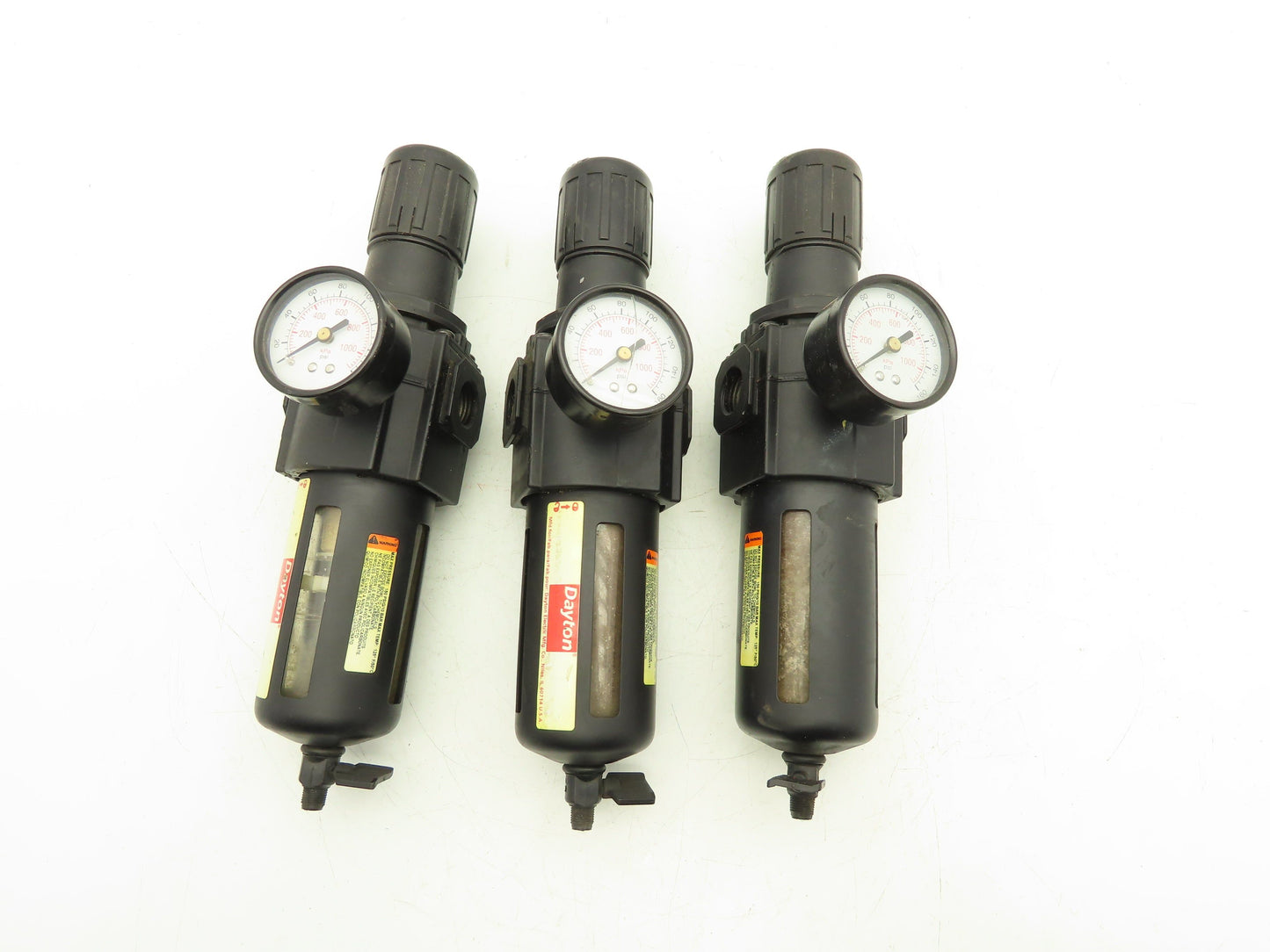 Dayton 4ZK97 Speedaire Filter Regulator 150PSI 1/2"NPT Lot Of 3