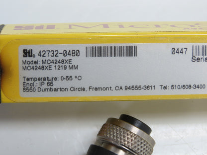 STI MC4248XE Microsafe MC4200 Safety Light Curtain Transmitter 1219mm 48"L