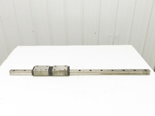 Rexroth Star SP 35 Linear Bearing LM Guide Rail 2-Blocks 34mm x 1020mm 40"L