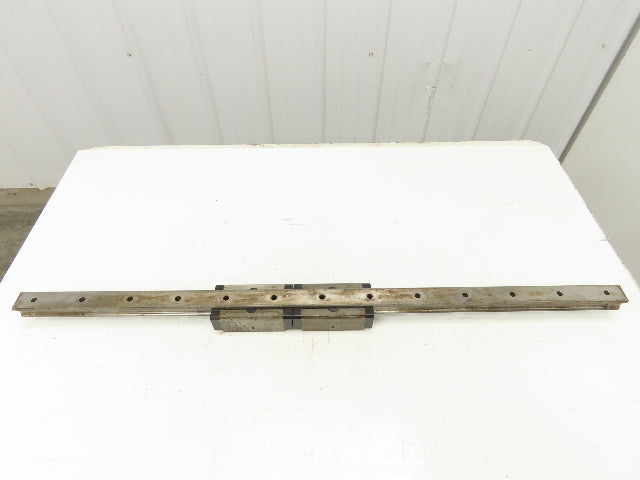 Rexroth Star SP 35 Linear Bearing LM Guide Rail 2-Blocks 34mm x 1020mm 40"L