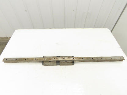 Rexroth Star SP 35 Linear Bearing LM Guide Rail 2-Blocks 34mm x 1020mm 40"L
