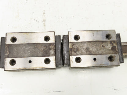 NSK LY 35 Linear Bearing LM Guide Rail 2-Blocks 34mm x 1020mm 40"L